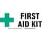 Brady First Aid Kit, 3-1/2 in x 10 in, Rectangle, Aluminum, 46842 46842 - alternate 1
